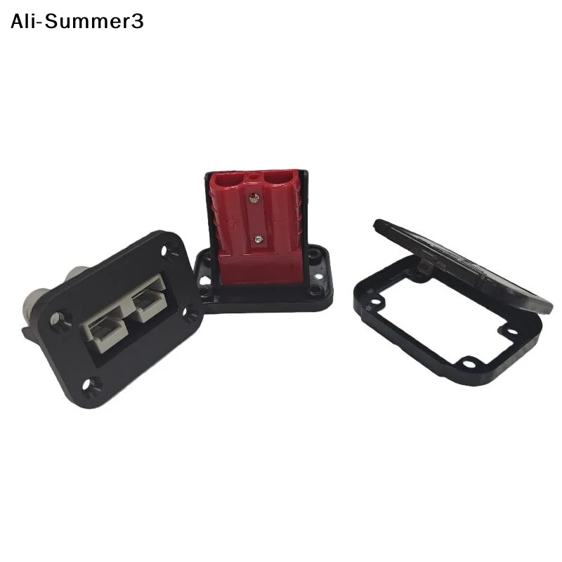 1 Set 600V Quick Plug Car Battery Power Connectors 50A Battery Charging Connector Kit Forklift Wire Cable Connector