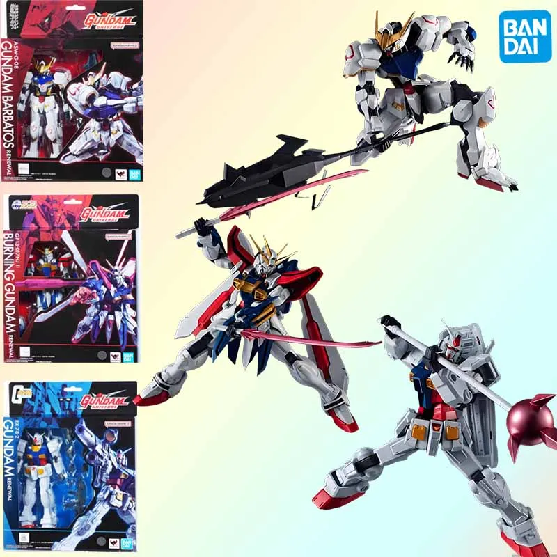 Oryginalny model do składania Bandai GU GUNDAM BARBATOS RENEWAL BURNING GUNDAM, figurka akcji z anime, zabawka kolekcjonerska, ozdoba.