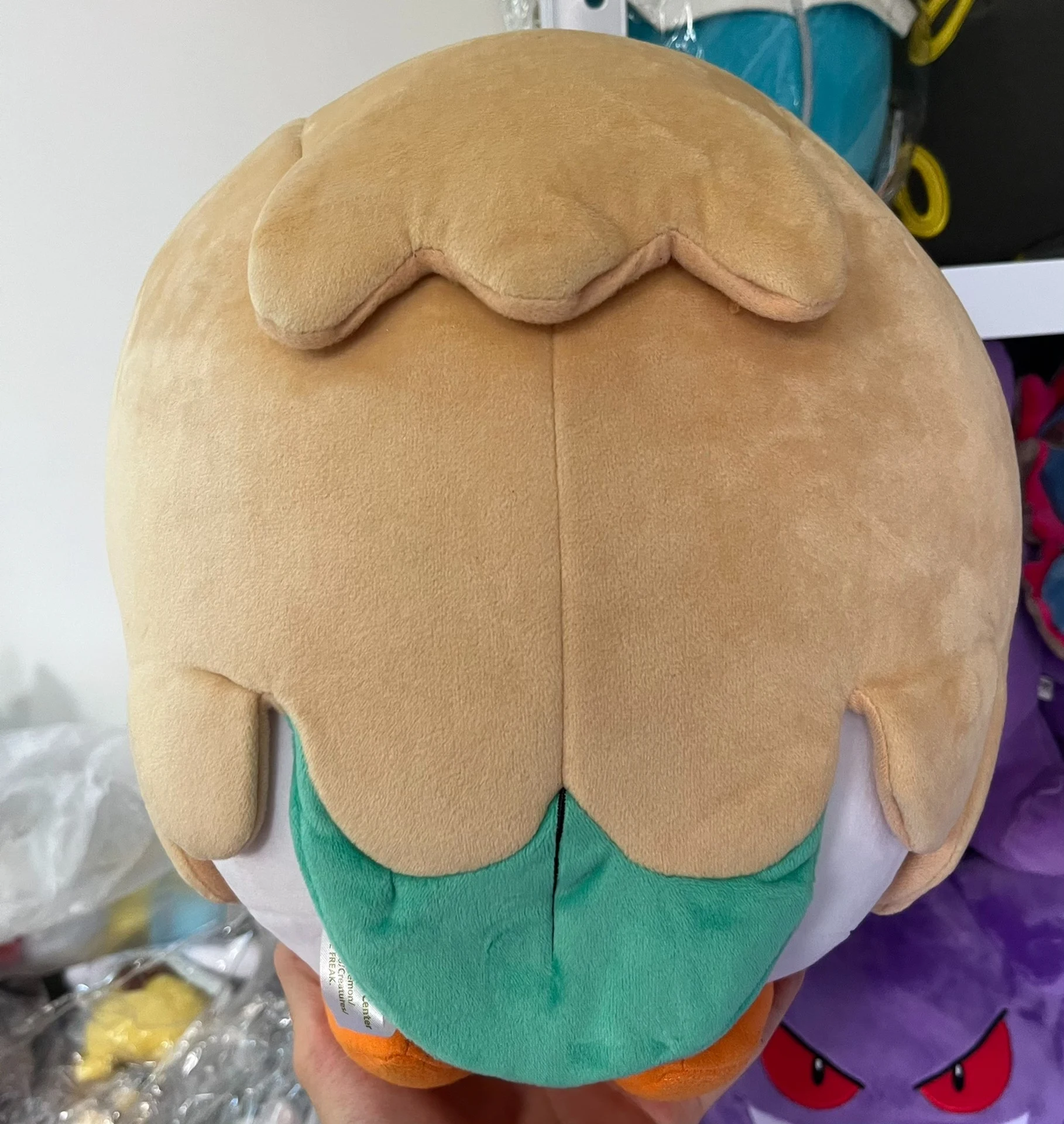 Pokémon Life-Size Series Plush Toys: Rowlet Plush & Pillow, Kids' Companion Doll Gift