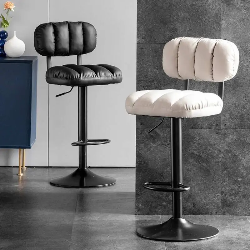 

Ergonomic Modern Bar Chairs Kitchen Makeup Workshop Breakfast Bar Chairs High Nordic Cadeira Krzeslo Home Furniture JY50BY
