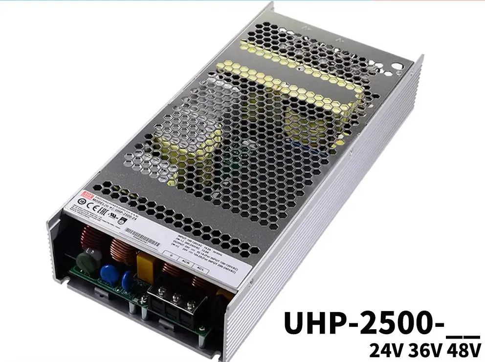 Mean Well Conduction Cooling With PFC Switching Supply UHP-2500-24 200~2500W UHP-200/350/500/750/1000/1500/2500