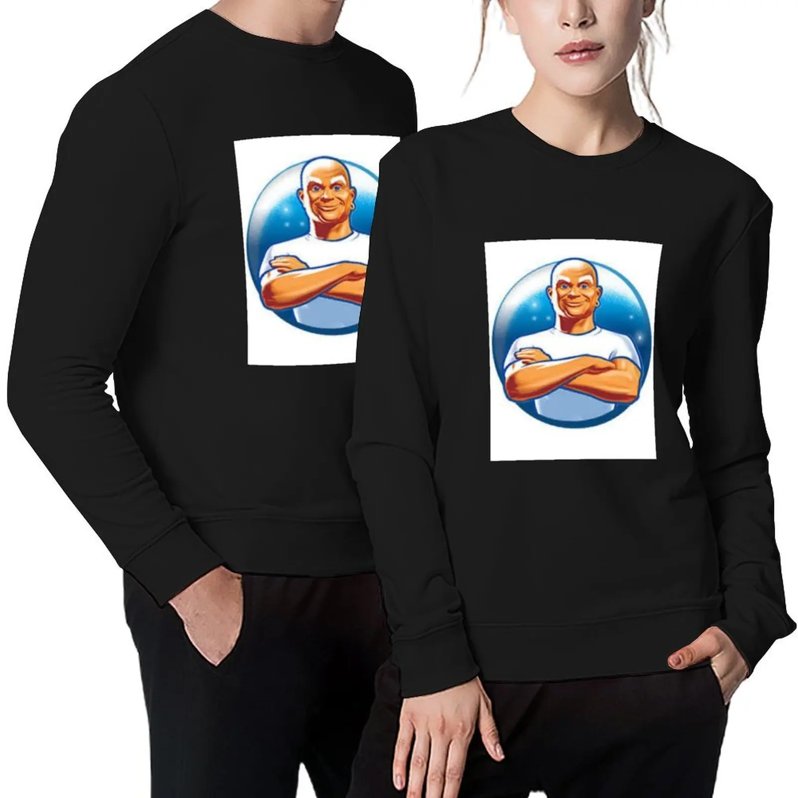 

Mr Clean Pullover clothes for men korean clothes graphic t shirts men autumn new products sweatshirt men