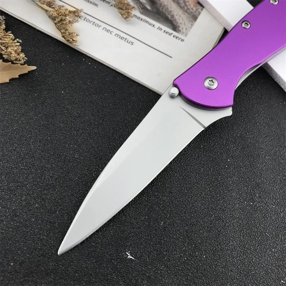 Ken Onion Leek Assisted Open Pocket Folding Knife Multicolor 8Cr13Mov Blade 14C28N Handle Outdoor Camping Hunting Knife