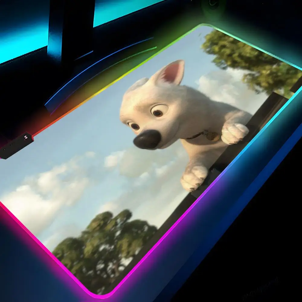 Bolt Mouse Pad Gaming LED 700x300 Mouse Trendy Mat Mousemats Table Pads PC Desk Mat RGB Keyboard Mat XXL