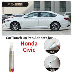 Car Touch up Pen Adapter for Honda Civic White CRV Color LCD Black Xrv Yingshi Paijie Pearl White Car Paint Fixer Civic color