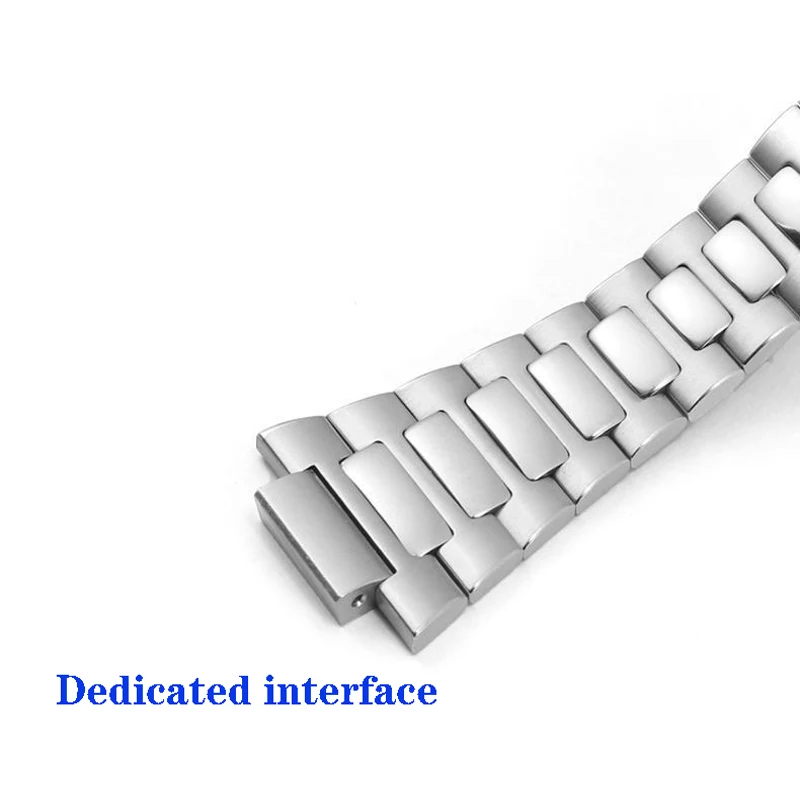 Solid Stainless Steel Watch Strap Bracelet Metal Watchband with Folding Clasp For Patek Philippe Nautilus 5711 /1A010 25mm*13mm