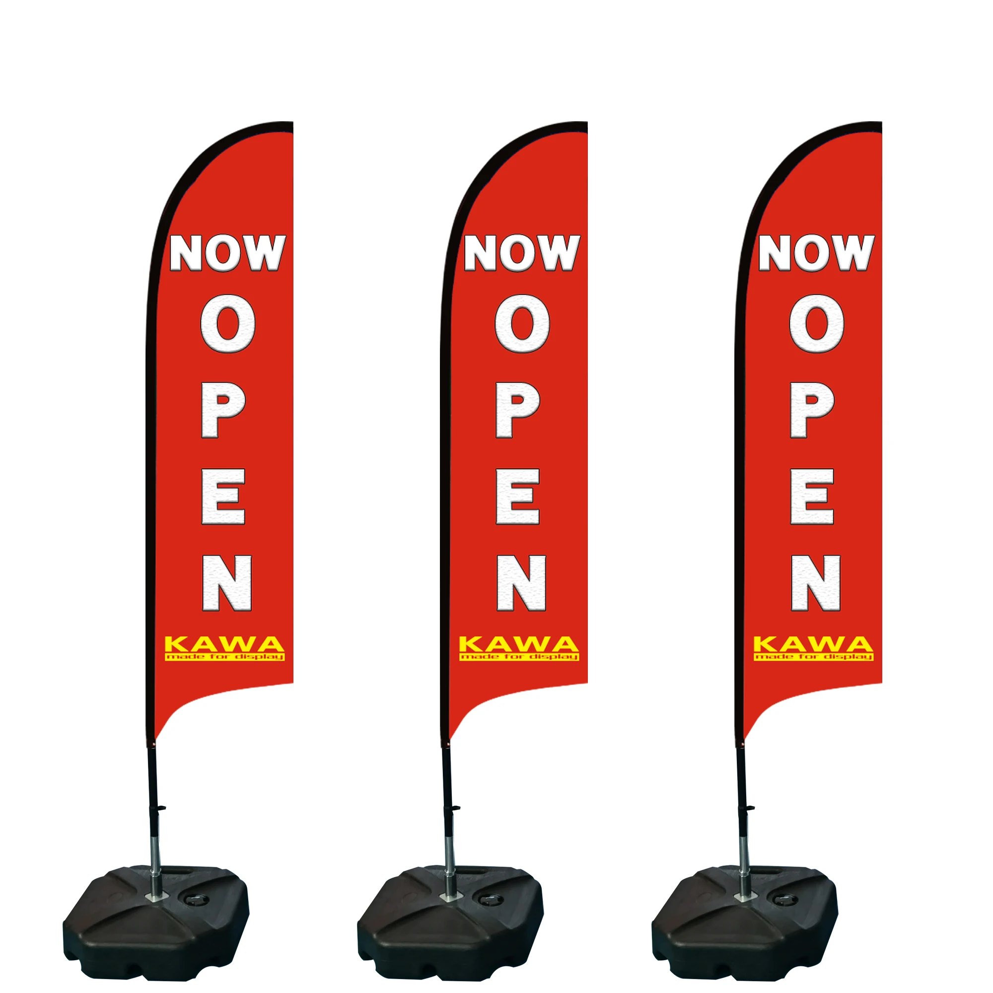 

【Hot】Cus-tom Digital Printing Double Side Teardrop Flying Banner Beach Feather Flag Pole Holder Flagpole With Spike Base