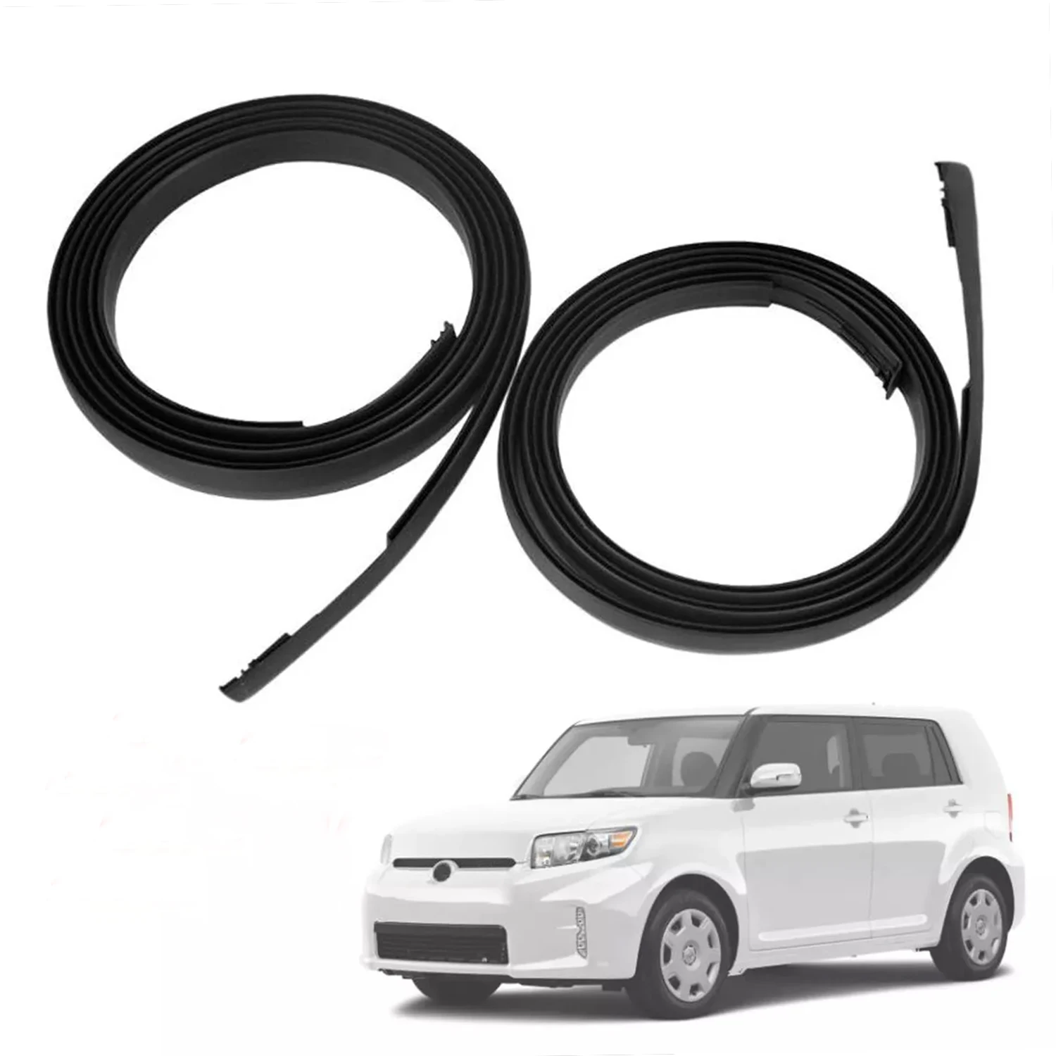 2pcs 7555512161 7555612170 Roof Drip Side Finish Moulding For Scion xB 2008-2015 Clip-On Right Left New Car Accessories