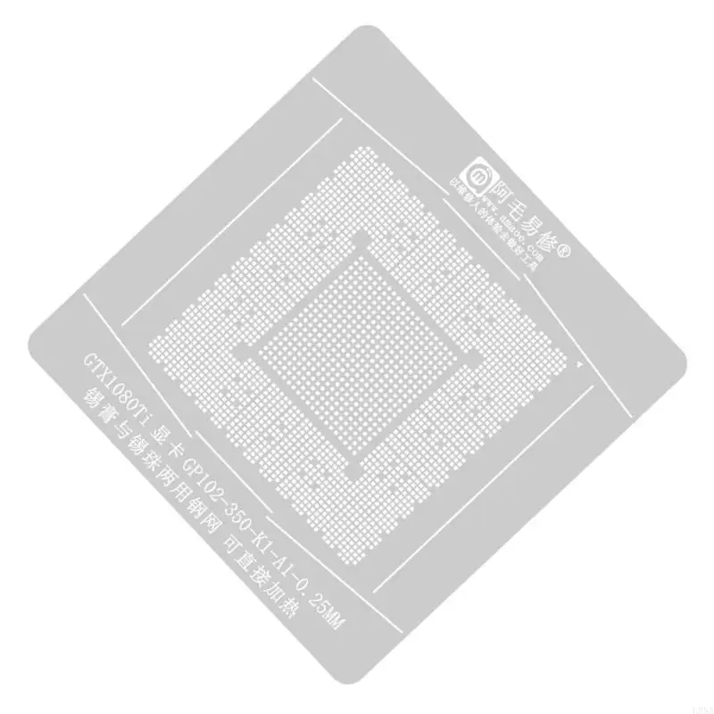L9NA Direct heating 1301x130 BGA Reballing Stencil Platform For GTX1080Ti Graphics