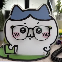 Anime Chiikawa Glasses Frame Cartoon 치이카와 Hachiware Usagi Acrylic Character Stand Ornament Creative Glasses Frame Kids Toy Gifts