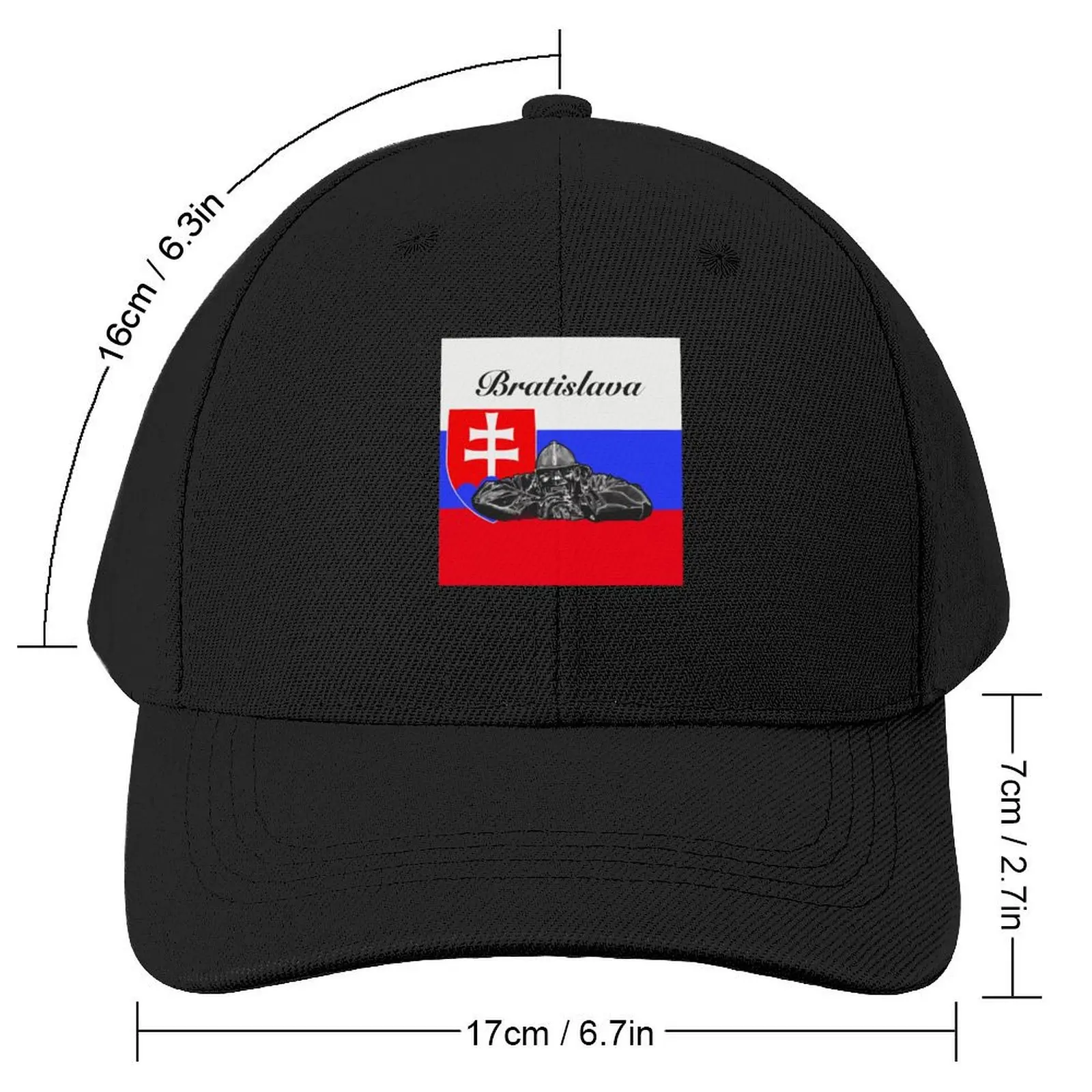 Bratislava, Slovakia, ?umil (The Watcher) Baseball Cap Custom Cap Rugby Man Women's