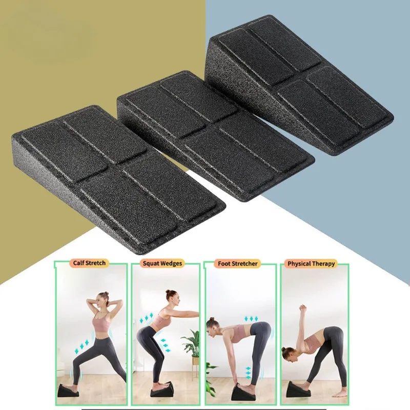 Yoga Wedge Stretch Slant Boards Adjustable Tilt Slanting Board Squat Wedge Block Improve Lower Leg Strength Exercise Gym Fitness