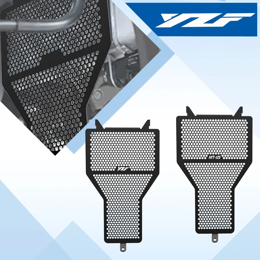 

FOR YAMAHA MT125 YZFR125 MT-125 YZF-R125 Motorcycle Radiator Grille Guard Cover Protector Oil Cooler Protection MT YZFR 125