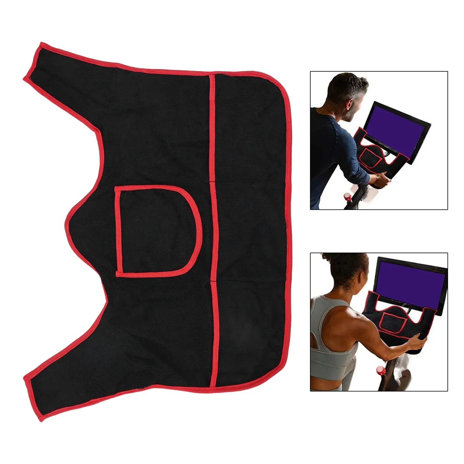Bike Dust Protection Towel Non-slip Towel Handlebar Sweat Towel Maintains Equipment Condition Quick Installation