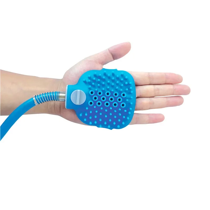 Dog Bath Artifact Pet Spray Head Teddy Bear Satsuma Brush Cat and Dog Supplies Silicone Massage Shower Head