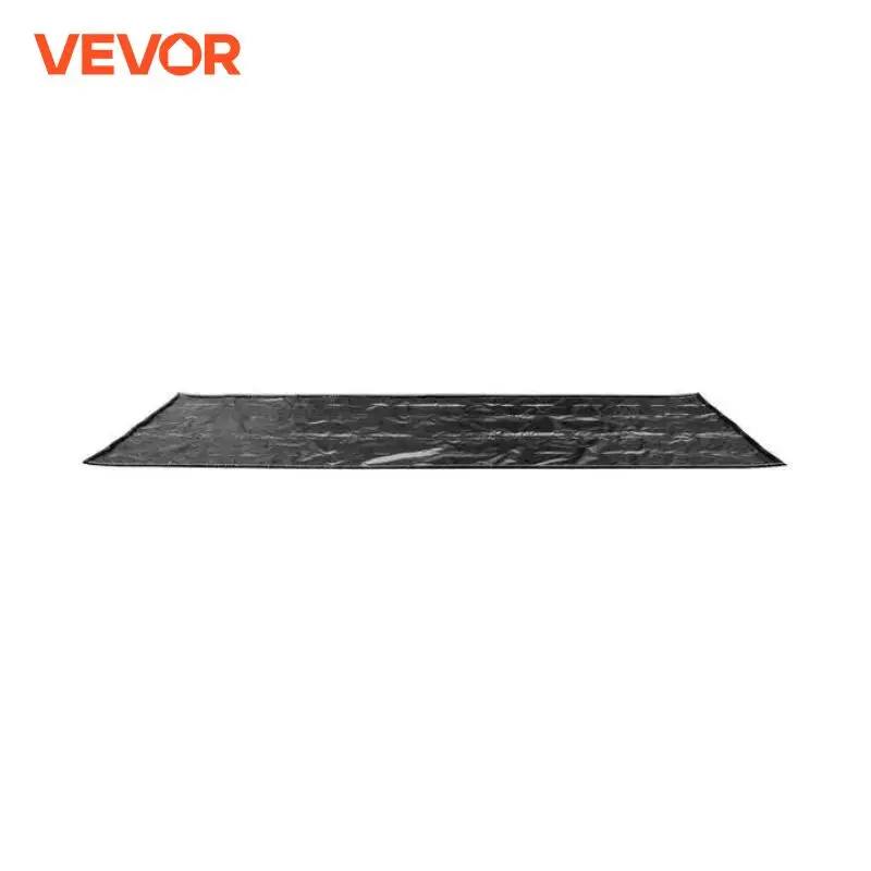 VEVOR Garage Floor Containment Mats Thicker Vinyl Polyester For Heavy Duty Small/Midsize/SUV/Truck Garage Fixation Anti-Slide