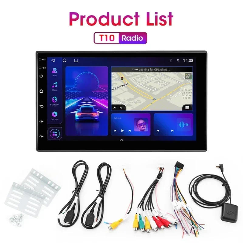 Universal 7 ″ 2 Din Android 12 For Nissan Kia Honda Toyota Volkswagen Car Radio Multimedia Video Player GPS 4G DSP Carplay Auto