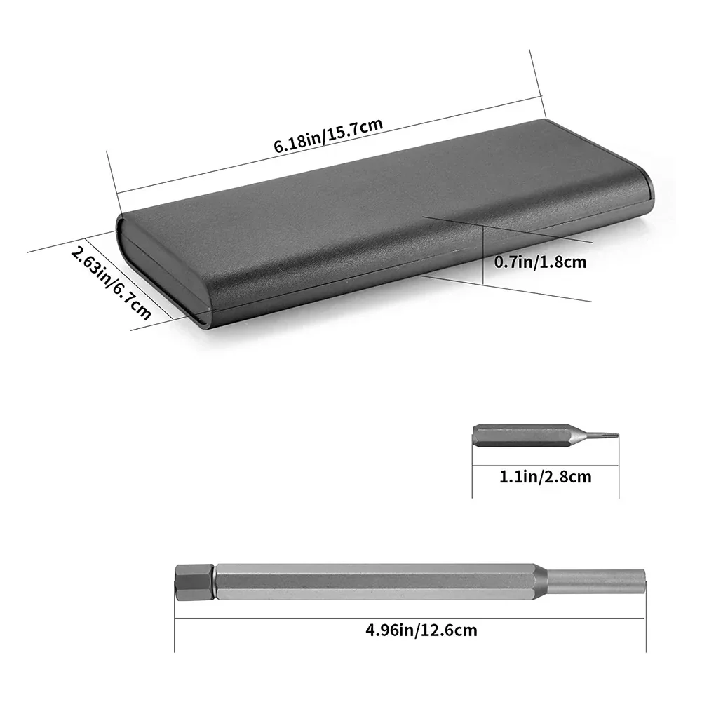 Chave de fenda magnética de precisão 25 em 1, broca torx, ferramenta manual para reparo de celular, pc, kit de ferramentas de reparo profissional