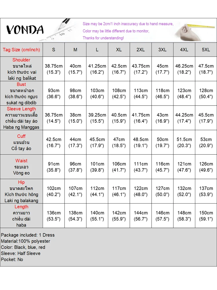 فوندا حجم كبير 5XL فستان المرأة البوهيمي دوت مطبوعة فستان الشمس 2025 موضة نصف كم رداء عادية فضفاض طويل فساتين الحفلات