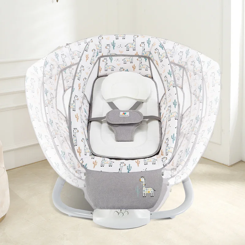 Baby Rocking Chair Baby Electric Sleeping Basket Baby Rest Chair Electric Baby Swing Baby Chair Adjustable Foot Pedal Baby Swing