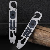 Ratchet Screwdriver Multifunctional Crowbar Mini EDC Multitool Allen Wrench Bottle Opener Portable Outdoor Bike Repair Tools