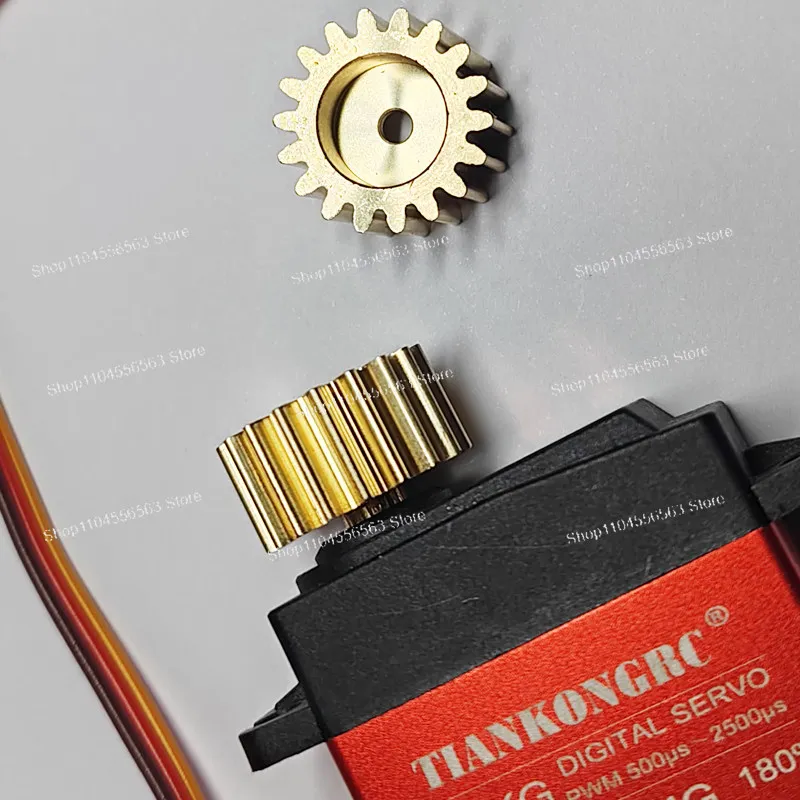 1 mold 18-tooth metal gear 25T standard steering gear, model aircraft robot steering gear accessories small disc rudder disc