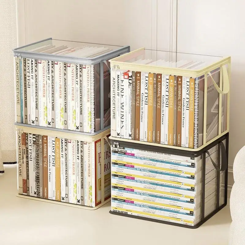 Transparente PVC-Aufbewahrungsbox | Klappdeckel & Sichtfenster | Multifunktionaler Organizer für Spielzeug, Bastelbedarf und Zubehör | Langlebiger Geschenkbehälter – Detail 5