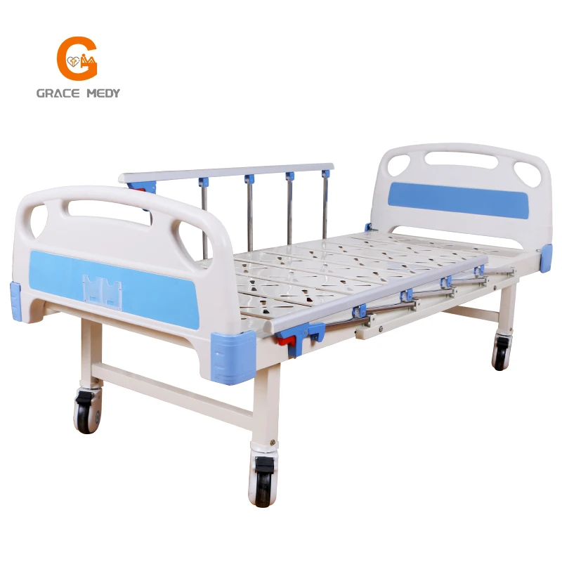 Cheapest modern manual hospital beds medical manual bed hospital flat patient nursing bed