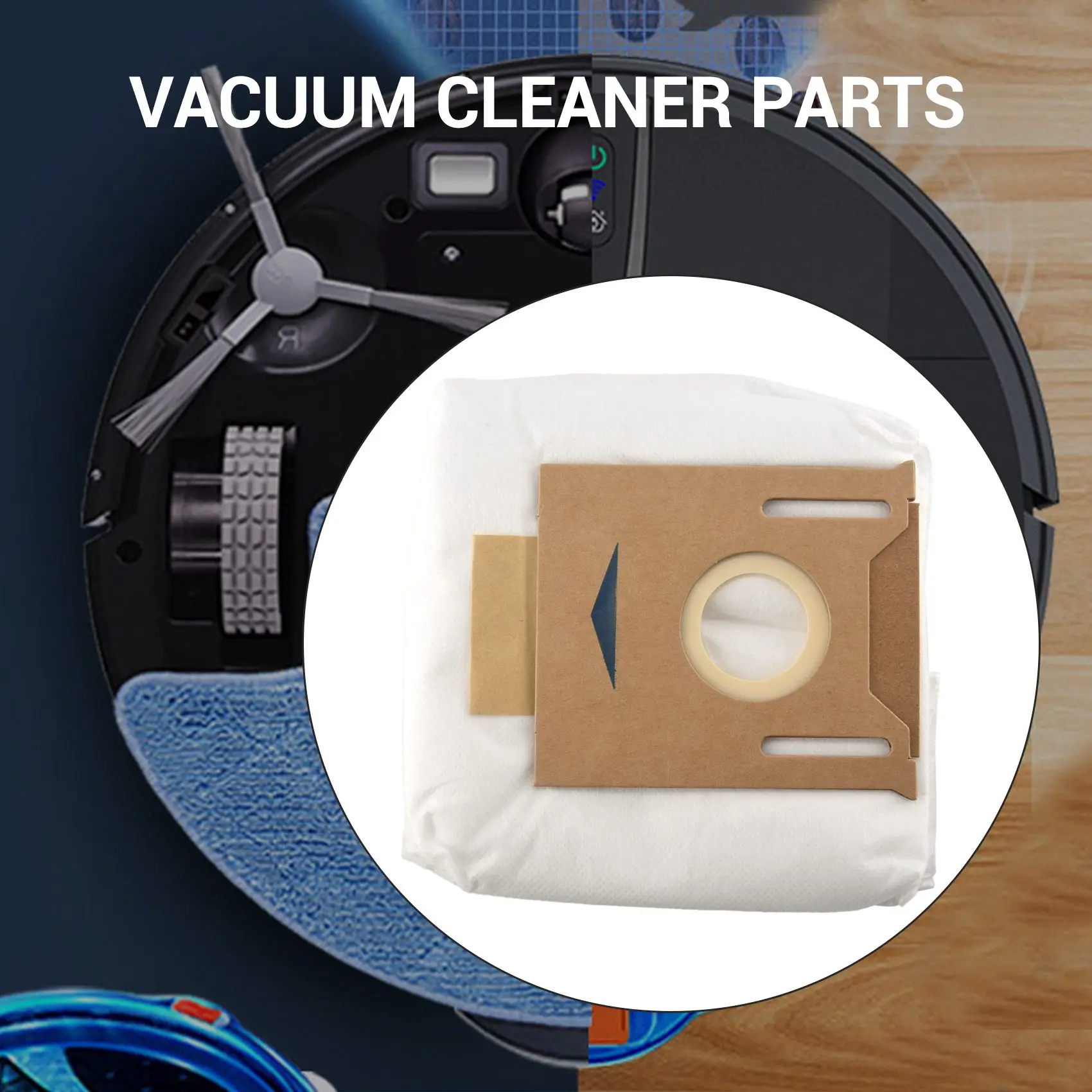 10 Pcs Leakproof Dust Bag for ECOVACS DEEBOT OZMO T8/T8AIVI Robot Vacuum Cleaner Replacement Accessories Parts Kits