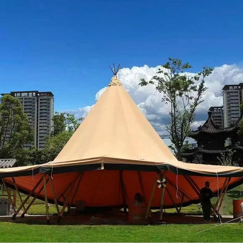 

Tent Field Tent Team Building Canopy Outdoor Pyramid Wild Luxury Camping Base