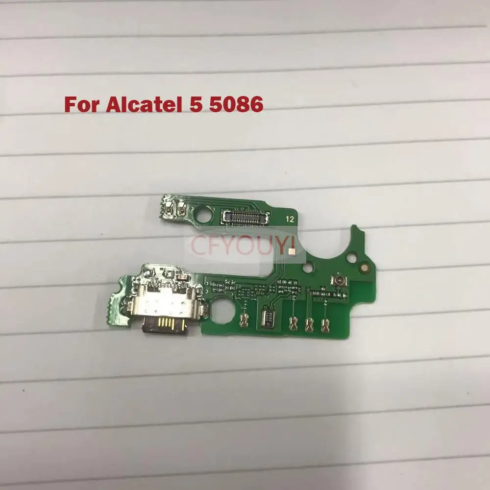 

USB Charging Dock Port Flex Cable Repair Parts For Alcatel 5 5086 5086D 5086Y A Charging Port Board Flex