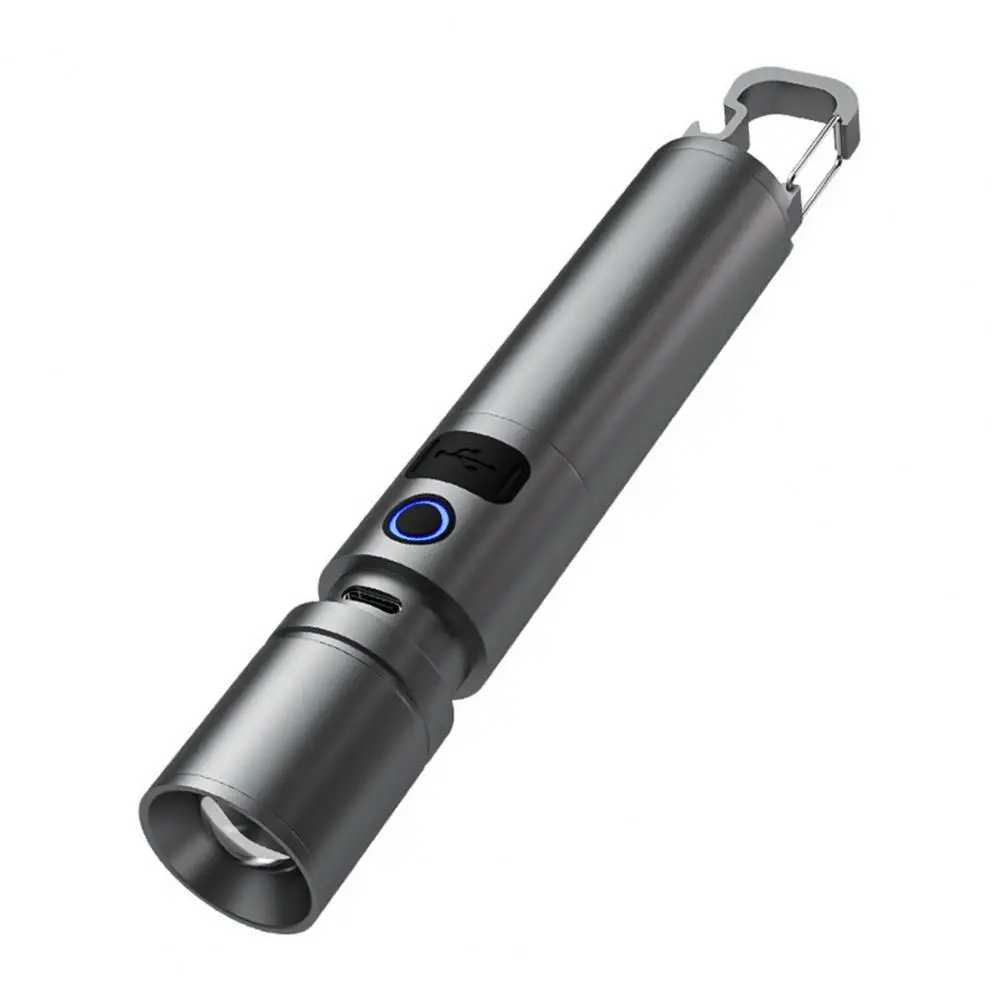 Powerful Torch Long-lasting Battery Super Bright Rechargeable Led Flashlight with High Lumens Zoomable Feature for Outdoor