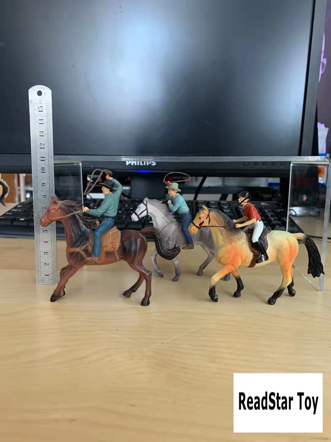 pvc  figure model  toy  cowboy  4pcs/set