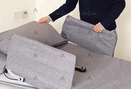 Electric Get-up Aid - Household Elderly Care, Automatic Lifting Backrest, Mattress with Recline Function