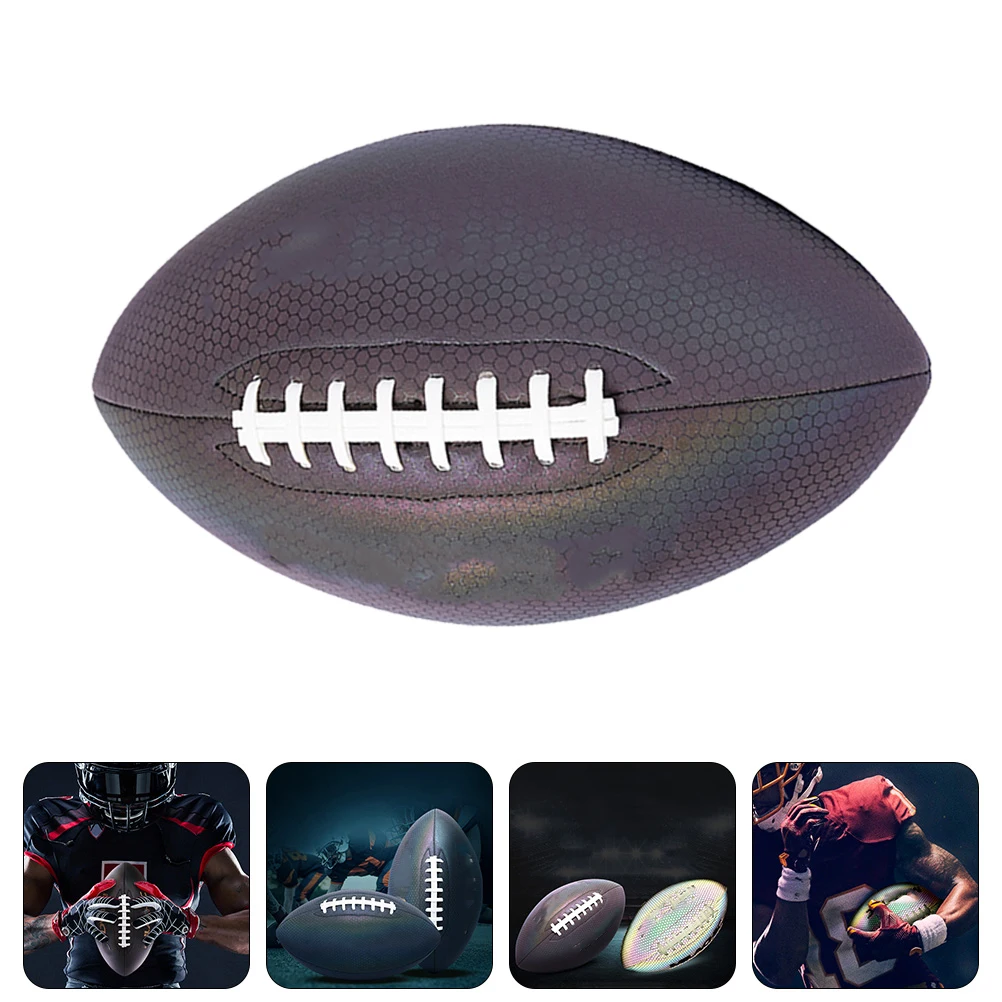 

PU Rugby Ball Fluorescent Training Tool for Adults Teenagers Elastic Eco Friendly Design Perfect Gift Sports Enthusiasts