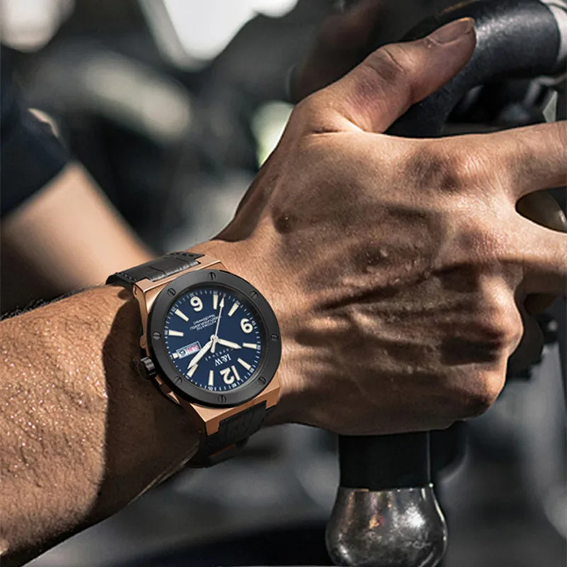 Montre CARNIVAL Механические часы для мужчин Брендовые роскошные мужские автоматические наручные часы Мужские 50 м Водонепроницаемые спортивные часы Reloj Hombre