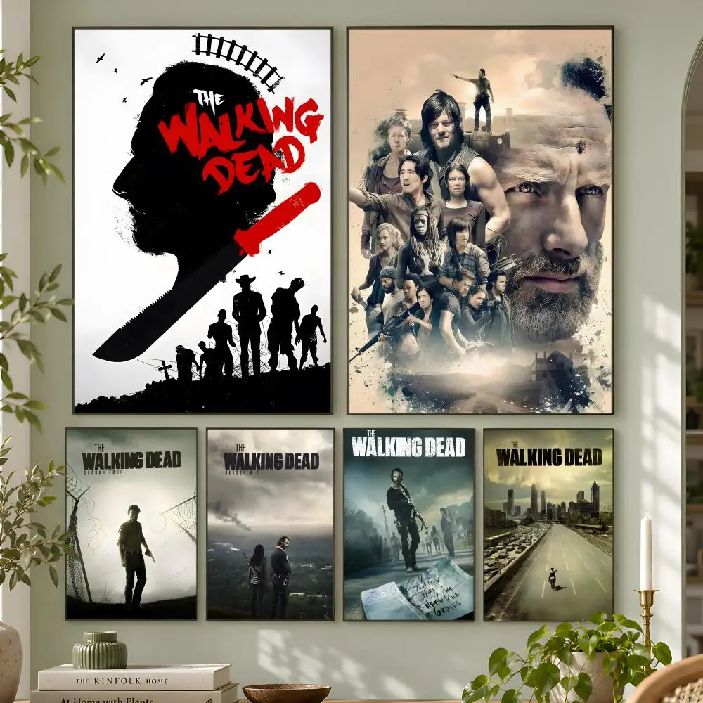 The W-Walking D-Dead TV Poster Wall Art Home Decor Living Room Bedroom Office Dorm Apartment Gift