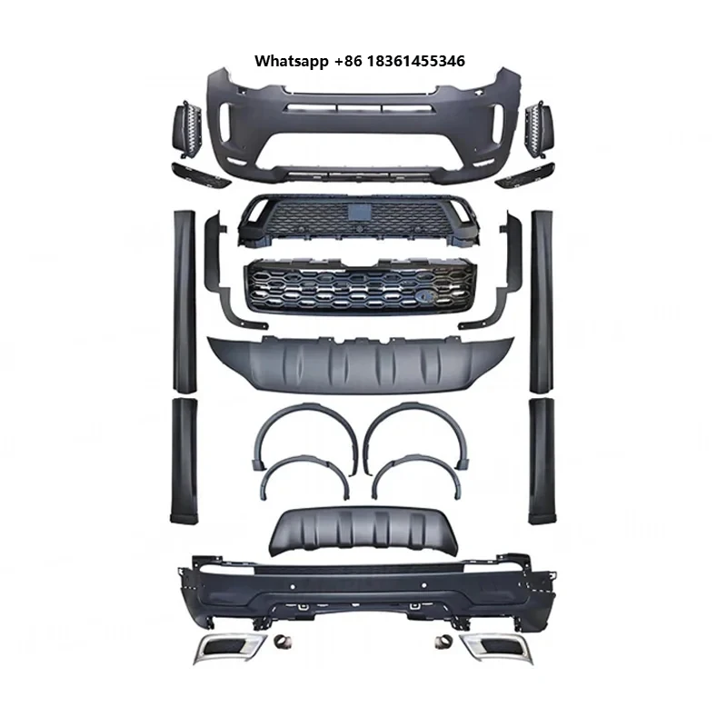For Front & Rear Car Parts Auto New Model 2015-2019 Sports Exterior Bumper Kit