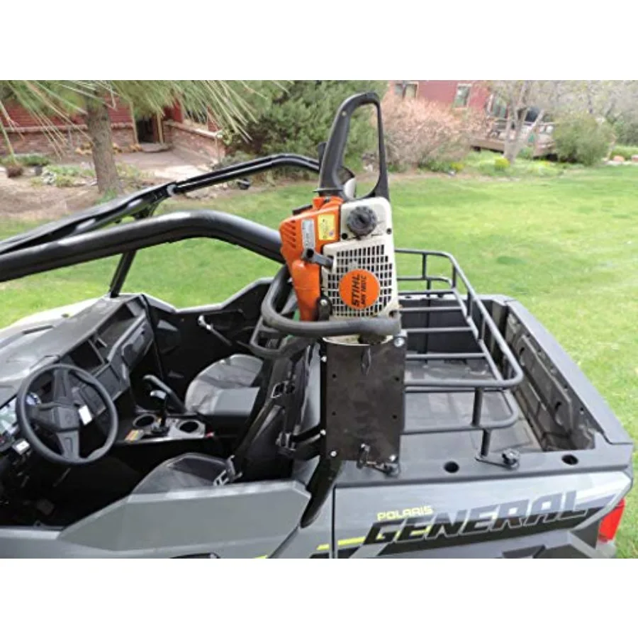 Gaine de tronçonneuse pour CanAm Defender et Commander Trail, barre de sécurité, support de tronçonneuse RCM3012 PF, extérieur sécurisé et pratique