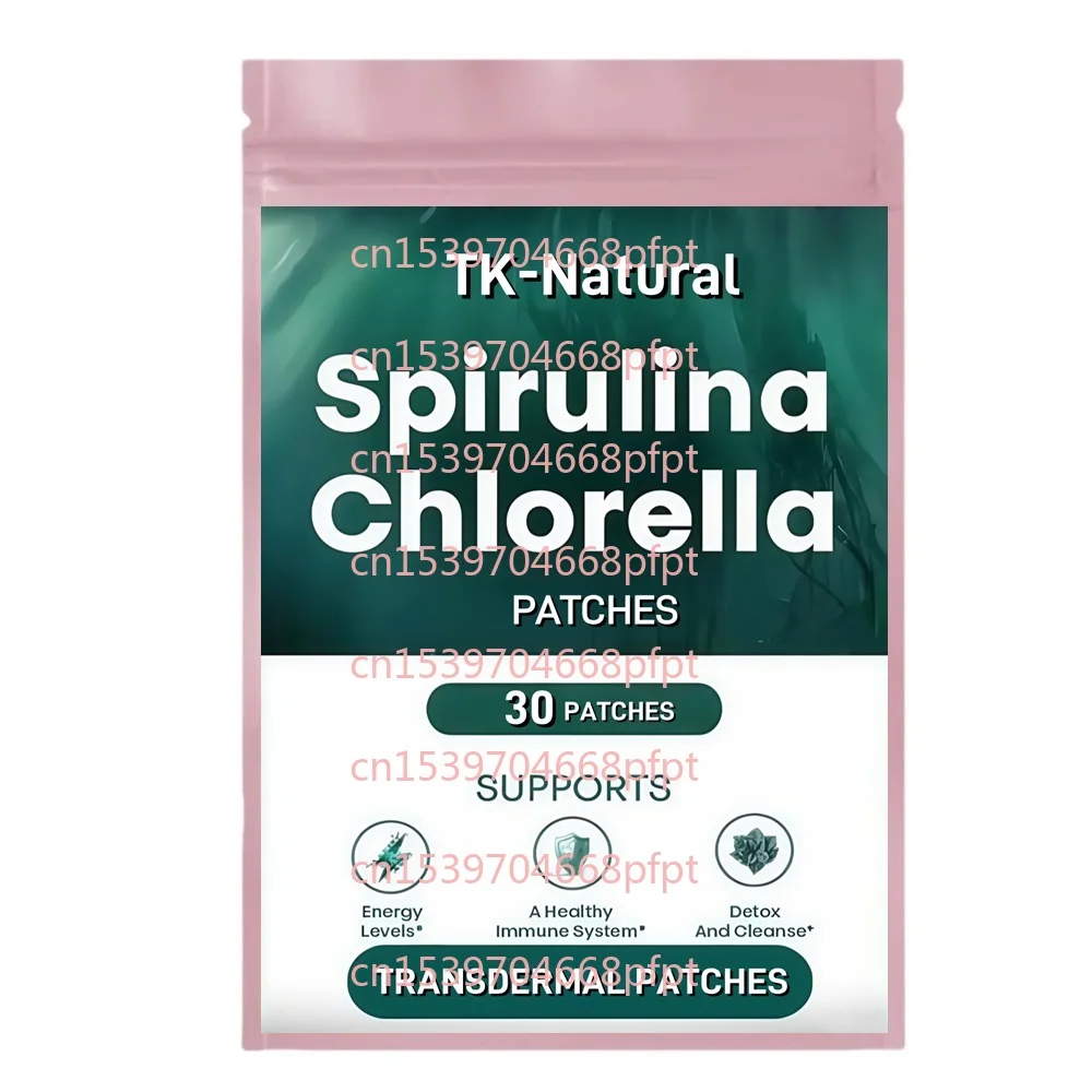 

30 Patches Spirulina and Chlorella Transdermal Patches to Support Detox, Mitochondria & Energy