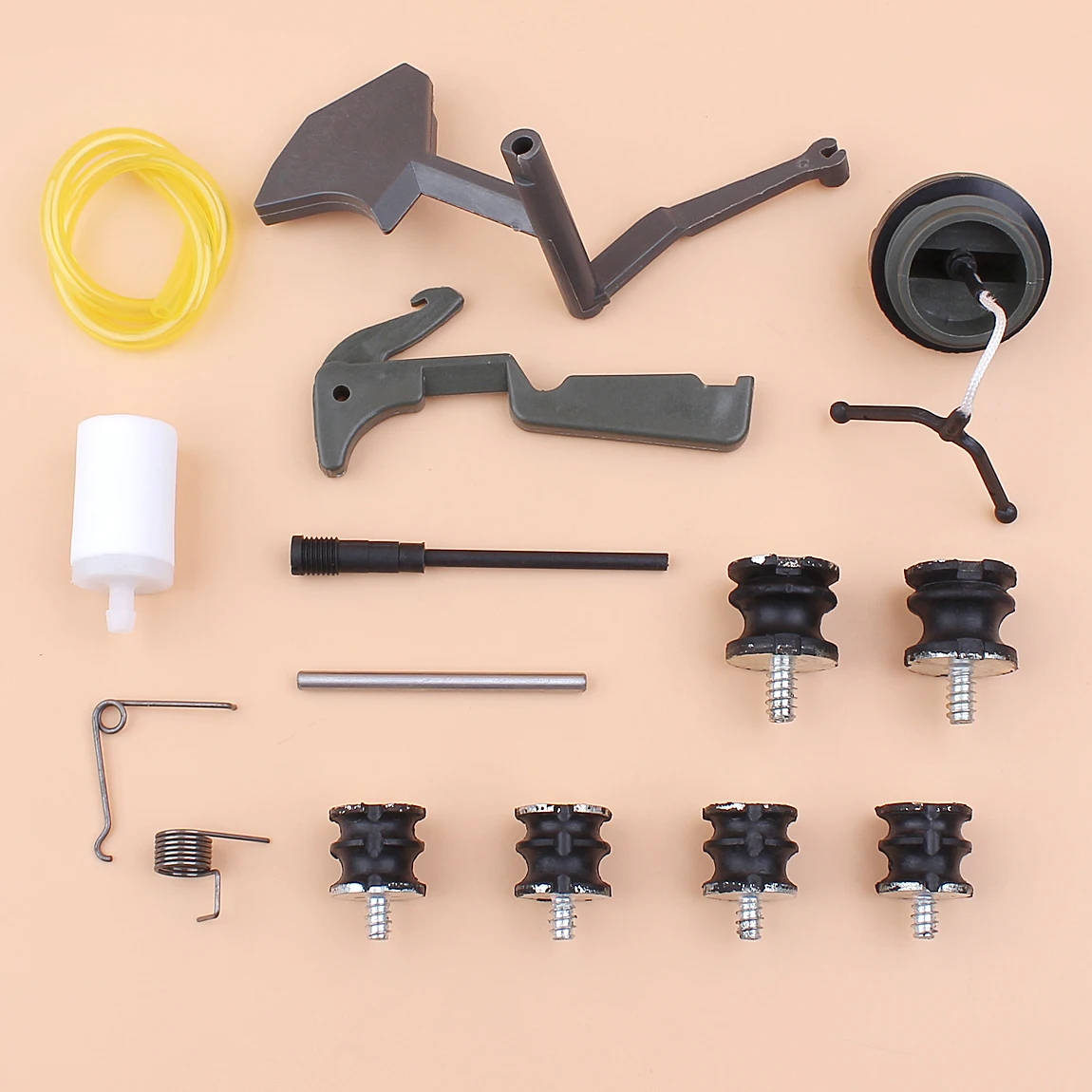 Set di supporti tampone isolatore grilletto acceleratore per Husqvarna 268 61 66 266 272 parti motosega motosierra gasolina