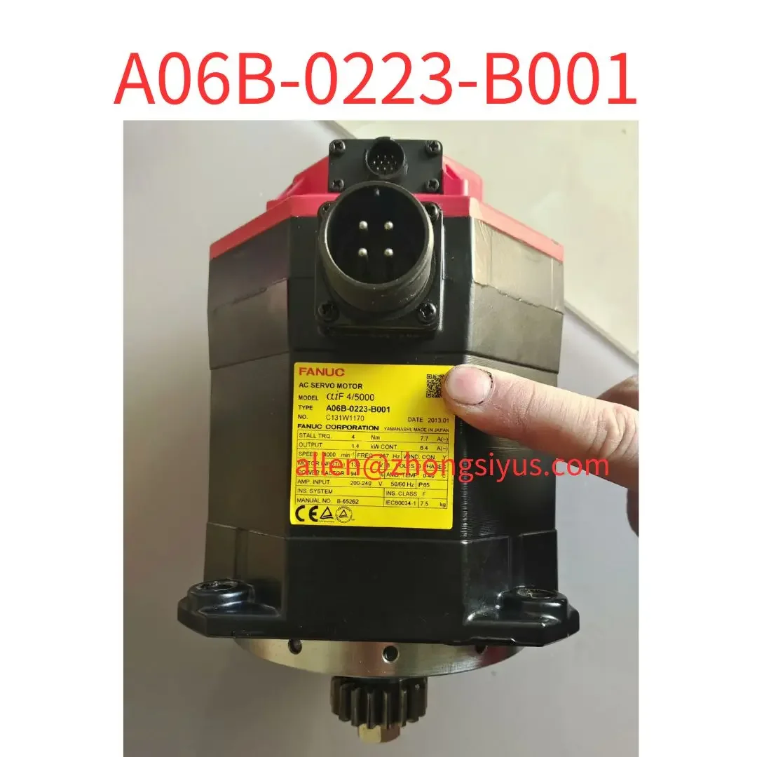 

Second-hand A06B-0223-B001 Four axis motor tested ok