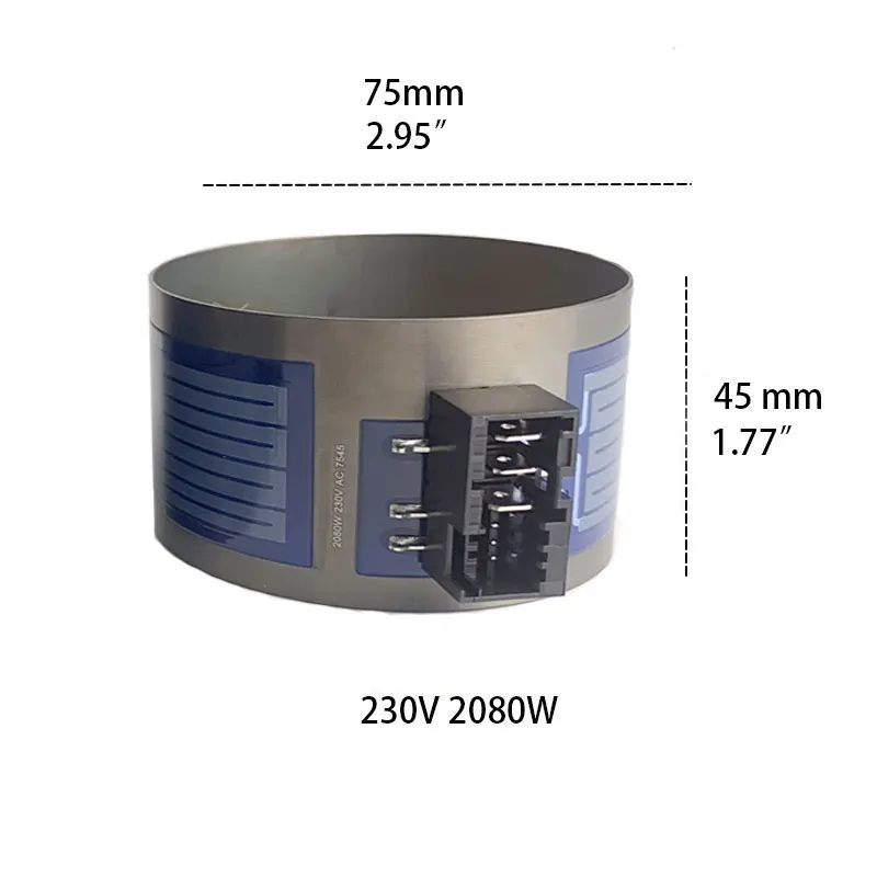 Heater for Bosch /Siemens Dishwasher ,This thick film heater for diahwasher circulation pump