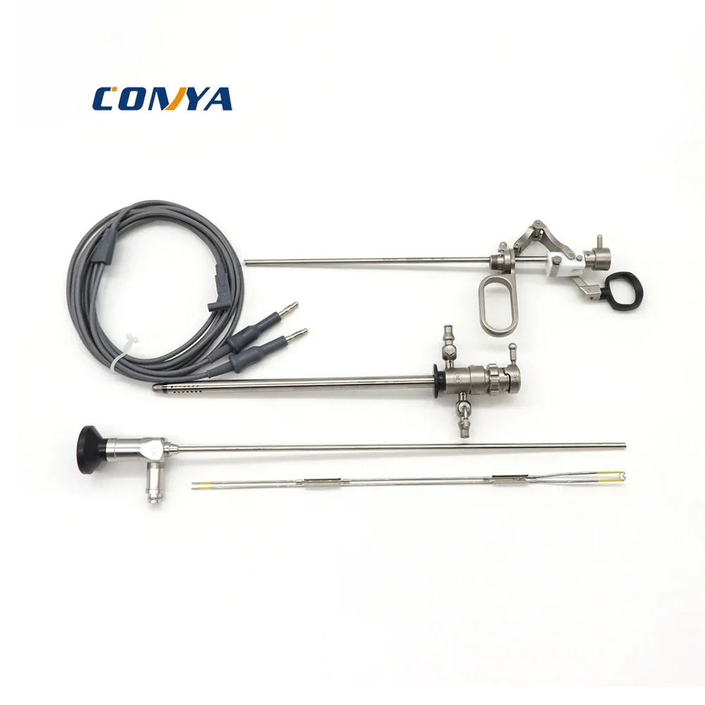 4 mm 12 Degree Resectoscope Set Bipolar Lock Type Urology Resectoscope With Working Element