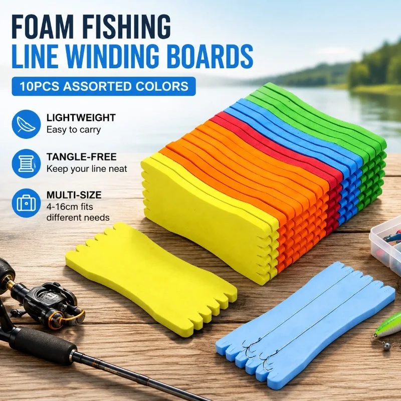 10-pecas-de-placas-de-espuma-para-enrolar-linha-de-pesca-cores-sortidas-suporte-para-equipamento-de-pesca-e-ferramentas-de-enrolamento-de-linha-carreteis-leves-de-4-16cm
