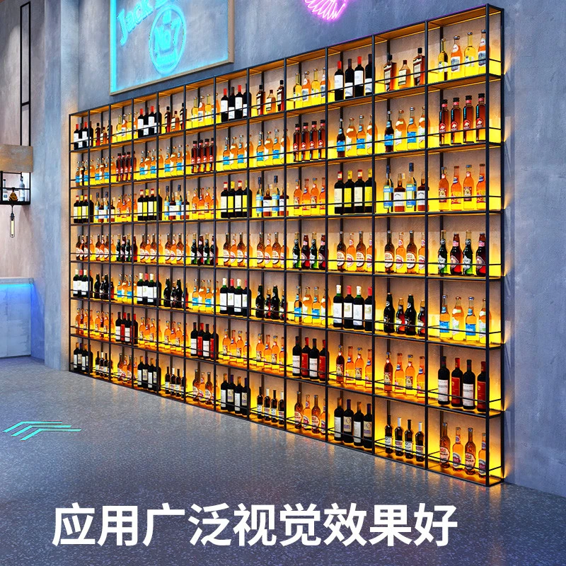 منظم بار القهوة أثاث منزلي صغير ركن النبيذ الزجاجي خزانة الدولاب خزانة مشروبات الأبواب زجاجات تخزين طويلة المشروبات في العربة