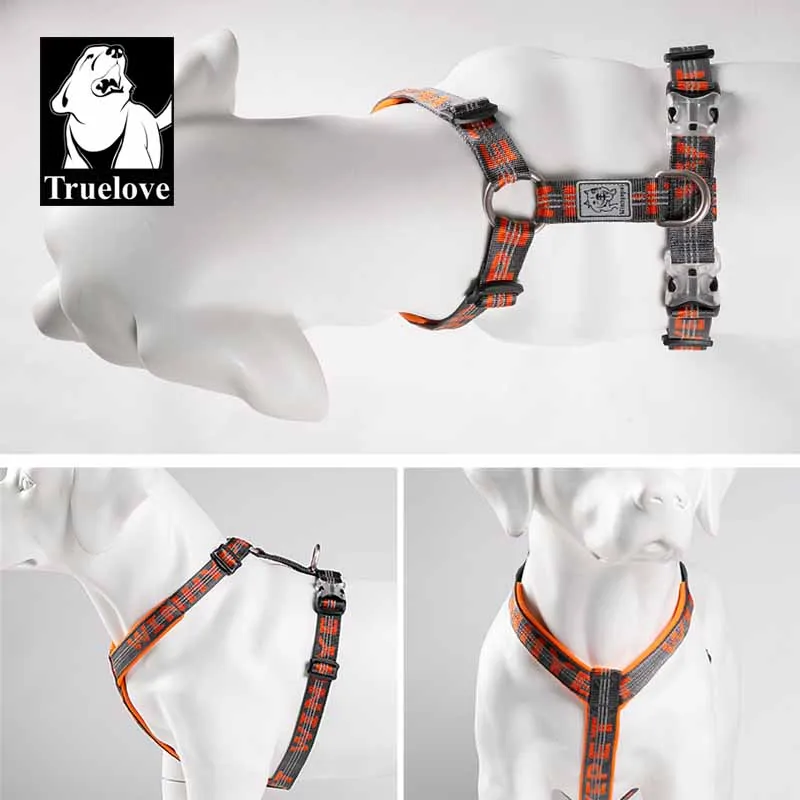 Truelove colete com alça para animal de estimação, colete com alça para cães, gatos, caminhada ao ar livre, escalada e corrida, yh1802