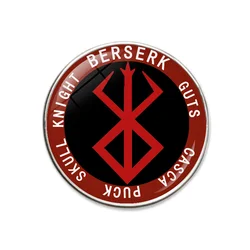 Anime Berserk Beherit Pin Badge Guts Swordsman Warrior Brooches for Clothes Backpack Bags Jewelry Accessories