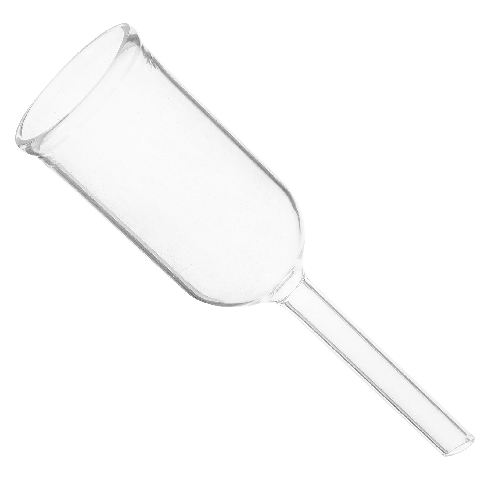 Scientific Filtration Funnel Cylindrical Glass Portable and Wear-Resistant for Lab Experiments and Classroom Use