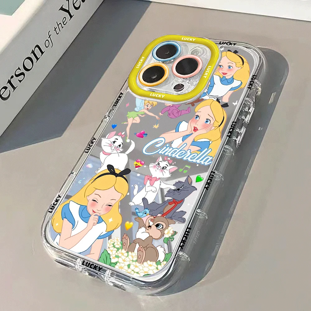 

Cute Alice in Wonderland Clear Phone Case For iphone 17Air 11 12 13 14 15 16 17 Pro Max 15Pro XR XS 7 8 Plus SE Soft TPU Cover